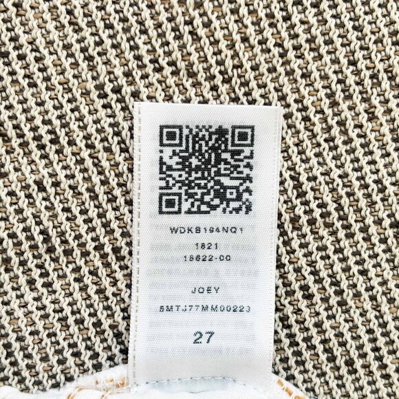 True Religion White Joey Cut Off Low Rise Super Short Shorts size 27 - Picture 12 of 13